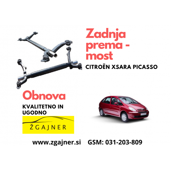 OBNOVA ZADNJEGA MOSTA - CITROEN XSARA PICASSO OBNOVA ZADNJEGA MOSTA - CITROEN XSARA PICASSO